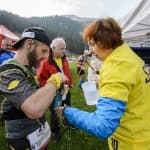 Assistenza lungo il percorso della Lavaredo Ultra Trail per Marco Zanchi