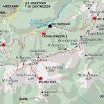 Mappa trek confine pacifico