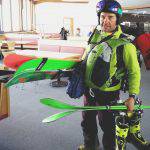 Il Casco Alpina Spine in azione