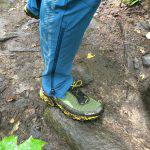 La calzata è comoda e la scarpa risulta dinamica in ogni situazione