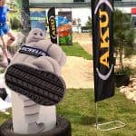 T&O Turismo e Outdoor Festival a Fiere di Parma, edizione 2018. L'Omino Michelin da il benvenuto