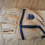 Il dorso del guanto Level Off Piste Leather Beige