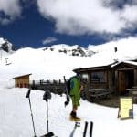 Il ristoro Sitten, sul percorso attrezzato da sci alpinismo Monterosa Ski/Montura.