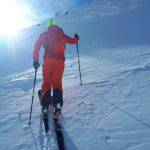 Ski Trab Altavia Carbon durante la prova su neve mista