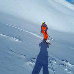 Ski Trab Altavia Carbon prime curve dalla cima del Monte delle Mine