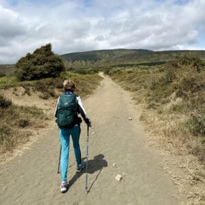 All'attacco della salita al vulcano Longonot.