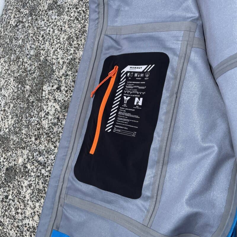 Mammut Stoney HS Hooded Jacket Men con tasca interna con zip